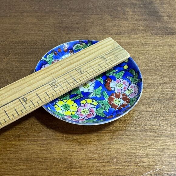 Butter Pat by Chadwick Miller in Japan Mini Dish Small Plate CMI Blue 3.5" - Picture 5 of 5